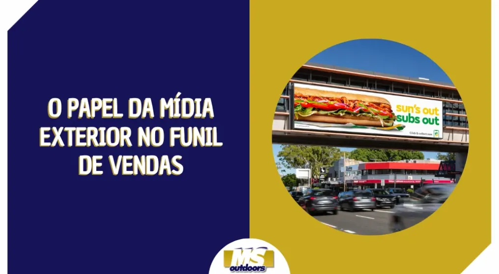 O papel da m&iacute;dia exterior no funil de vendas