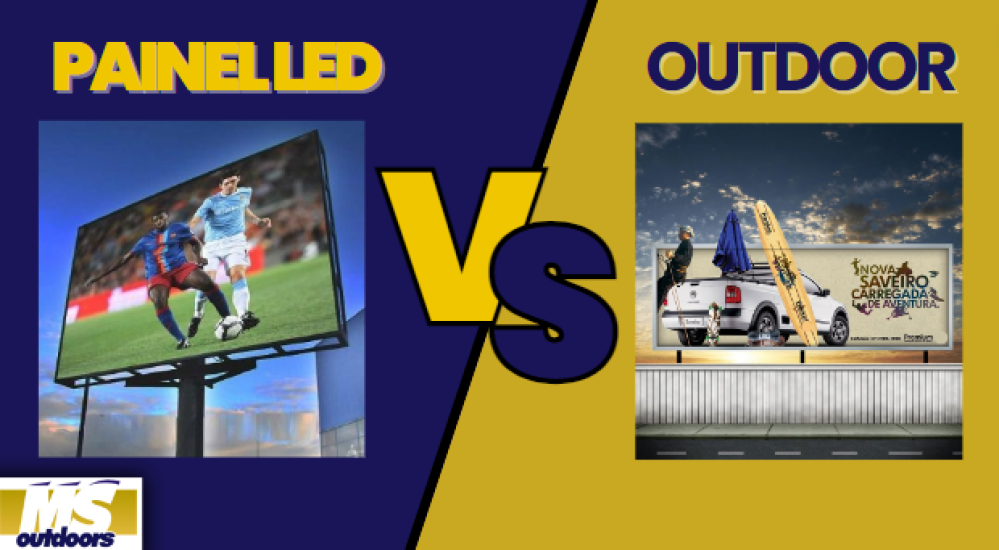 A Diferen&ccedil;a entre Outdoors e Pain&eacute;is LED