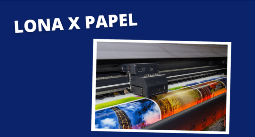 Imprimir em Lona x Papel? saiba a diferen&ccedil;a!